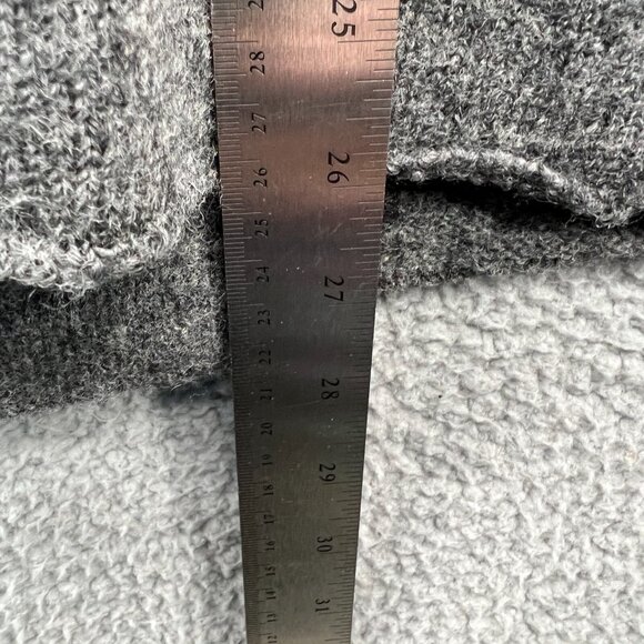 J Crew Womens Wool Peacoat Jacket Medium Gray Double Breasted Classic Minimalist - Picture 7 of 8